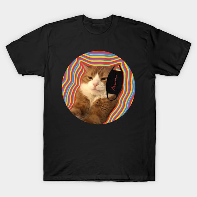 Annoyed Ginger Cat Coronavirus T-Shirt by Arteria6e9Vena
